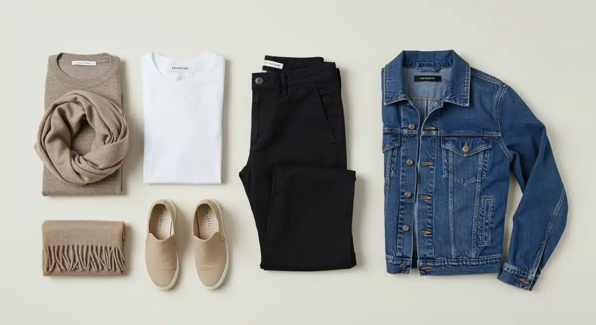 Capsule wardrobe essentials for versatile and affordable styling.