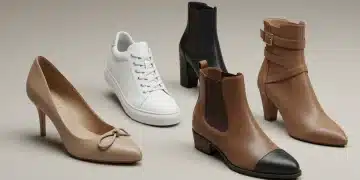 Essential 2025 shoe styles for women including pumps, sneakers, boots, flats, and sandals