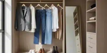 Maximizing Your Wardrobe: 7 Key Pieces for a Versatile 2026 Fashion Collection, with a 30% Cost-Saving Strategy - organized closet with essential pieces