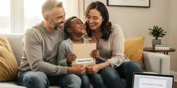 Family celebrating adoption with joy and happiness, representing Adoption Tax Credit in 2026