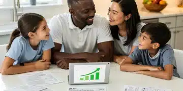 American family reviewing child tax credit documents 2026