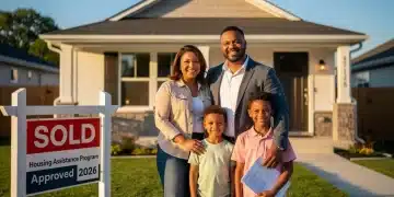 Family receiving new housing assistance program keys in 2026